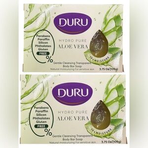DURU Aloe Vera Body Bar Soap - Green 2 bars